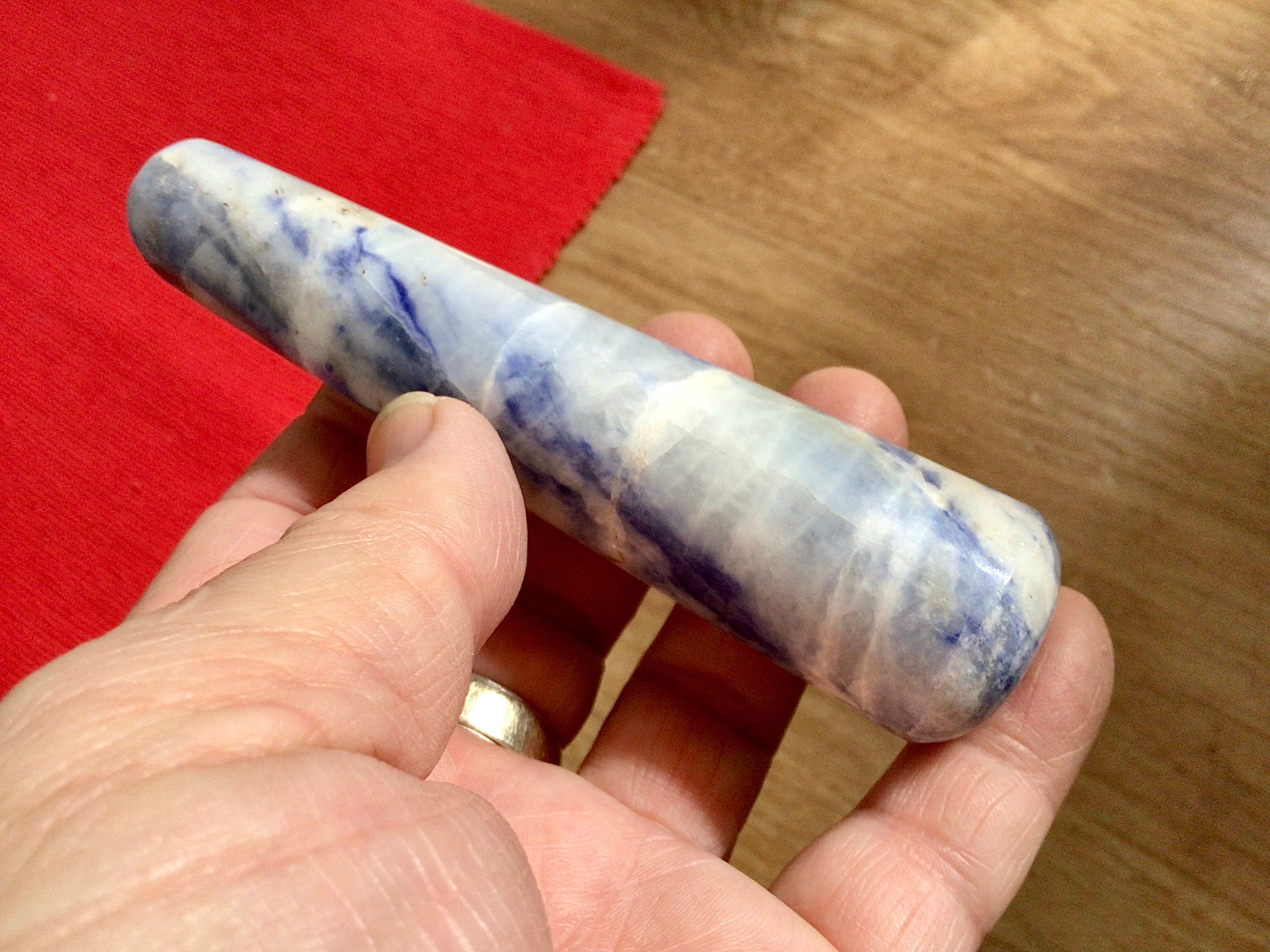 126g Afghanite Massage Wand 1D