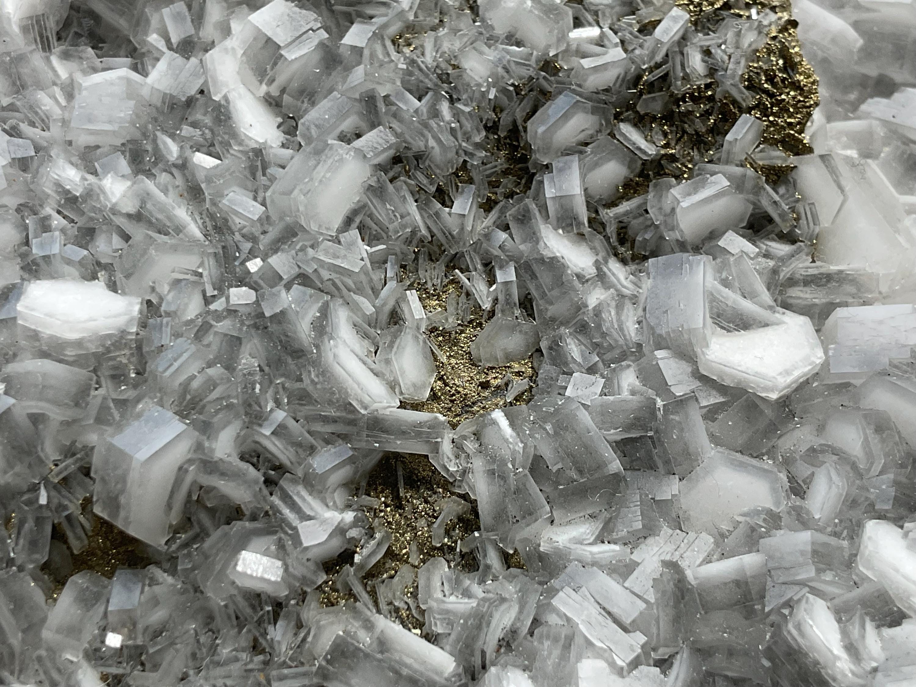 356g “Biscuit Calcite” with Pyrite Specimen from Hunan, China