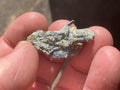 8g Botryoidal Fluorite with Valentinite on Stibnite Specimen 3B from Jiangxi, China