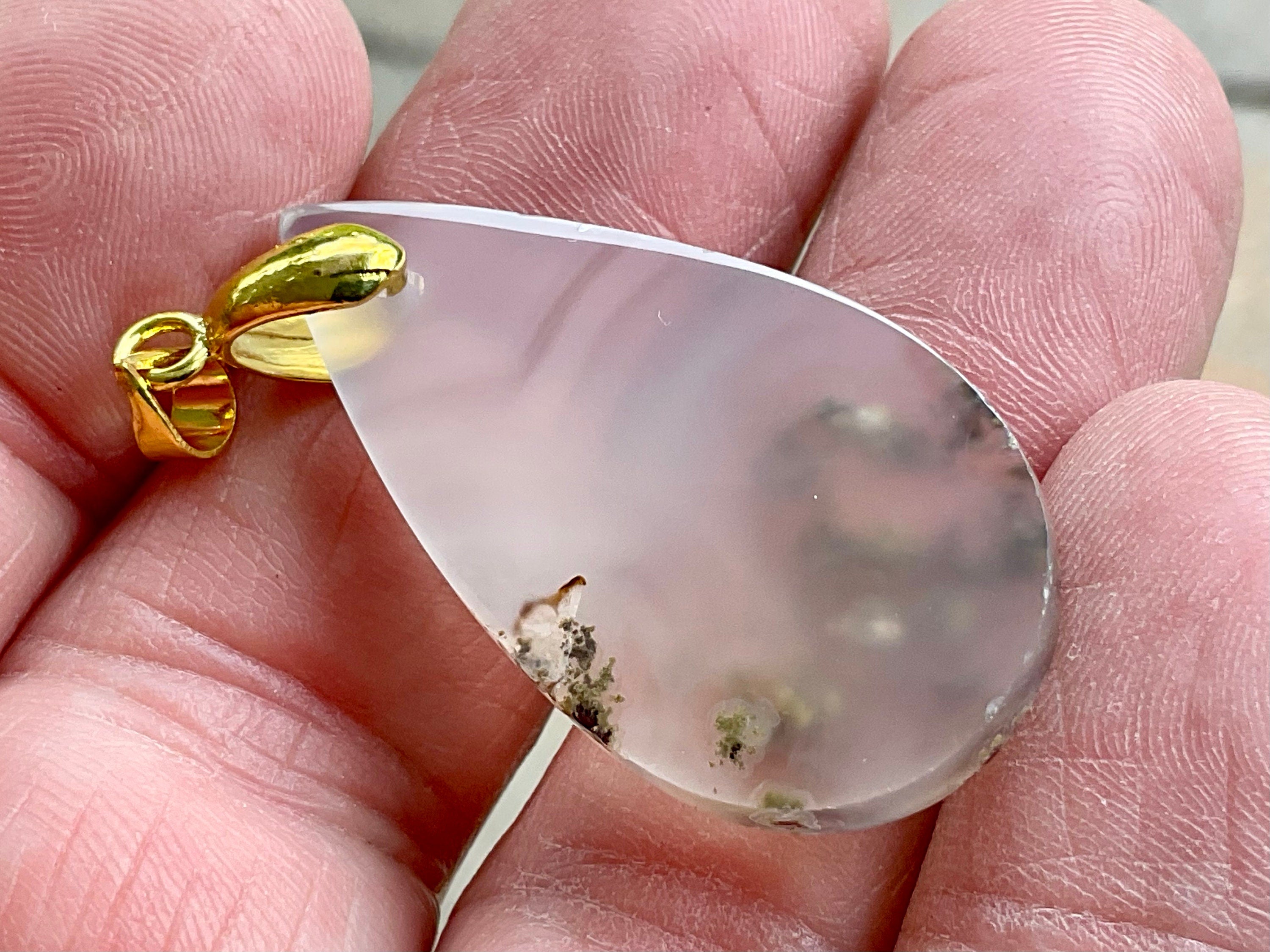 5g Indonesian Moss Agate Pendant 1A
