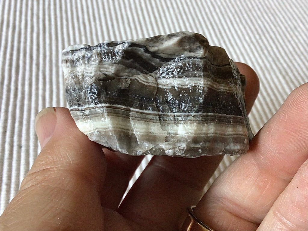 122g Zebra Aragonite Rough Piece 7B