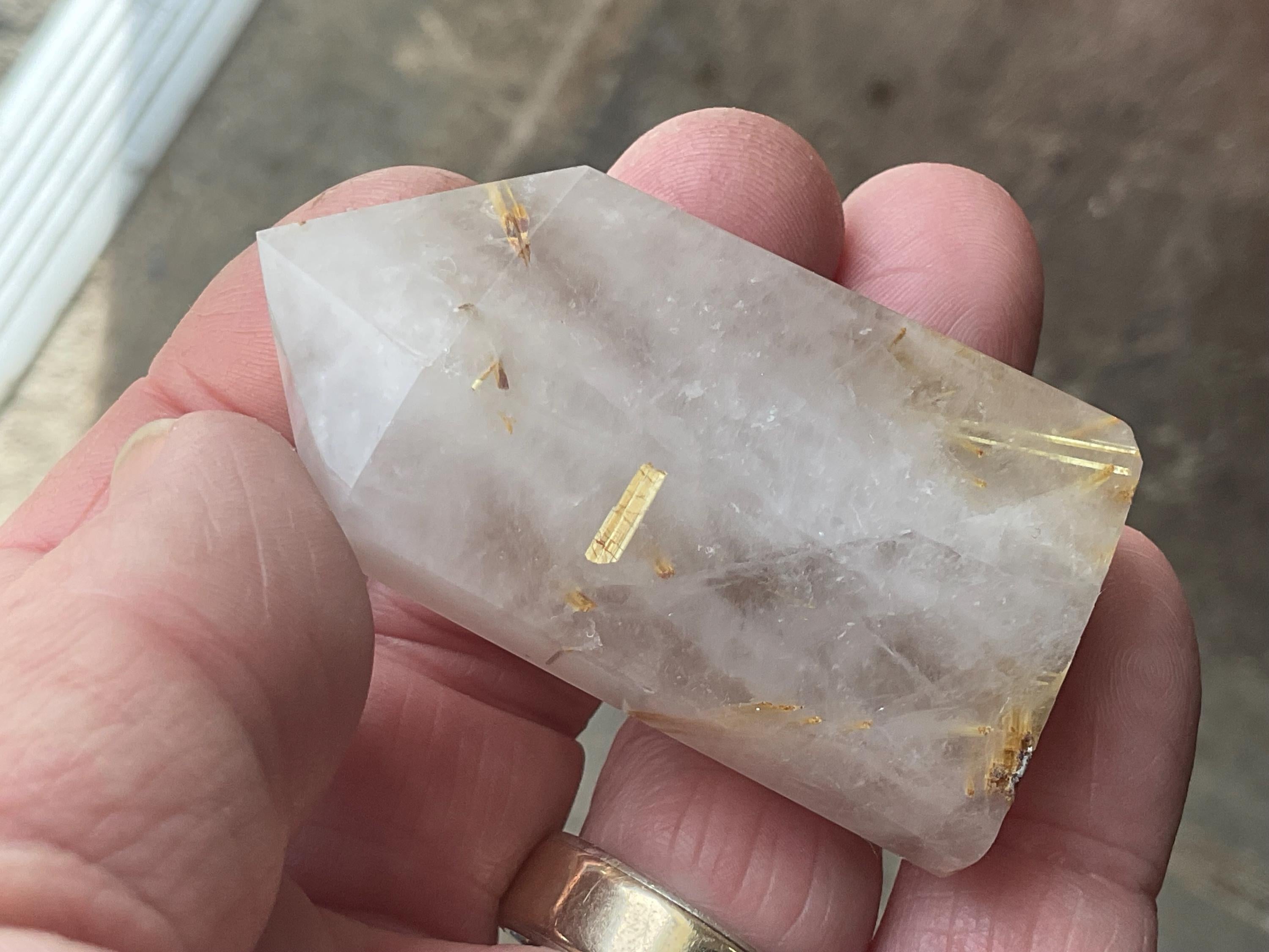 50g Golden Rutile in Quartz Generator 2B