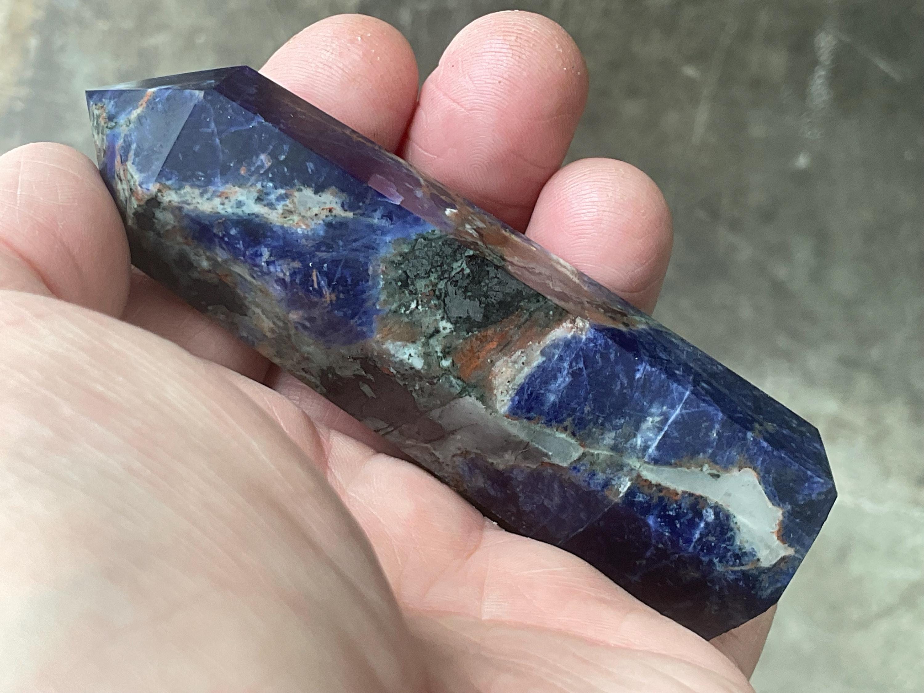 102g Sodalite with Sunstone Generator 4A