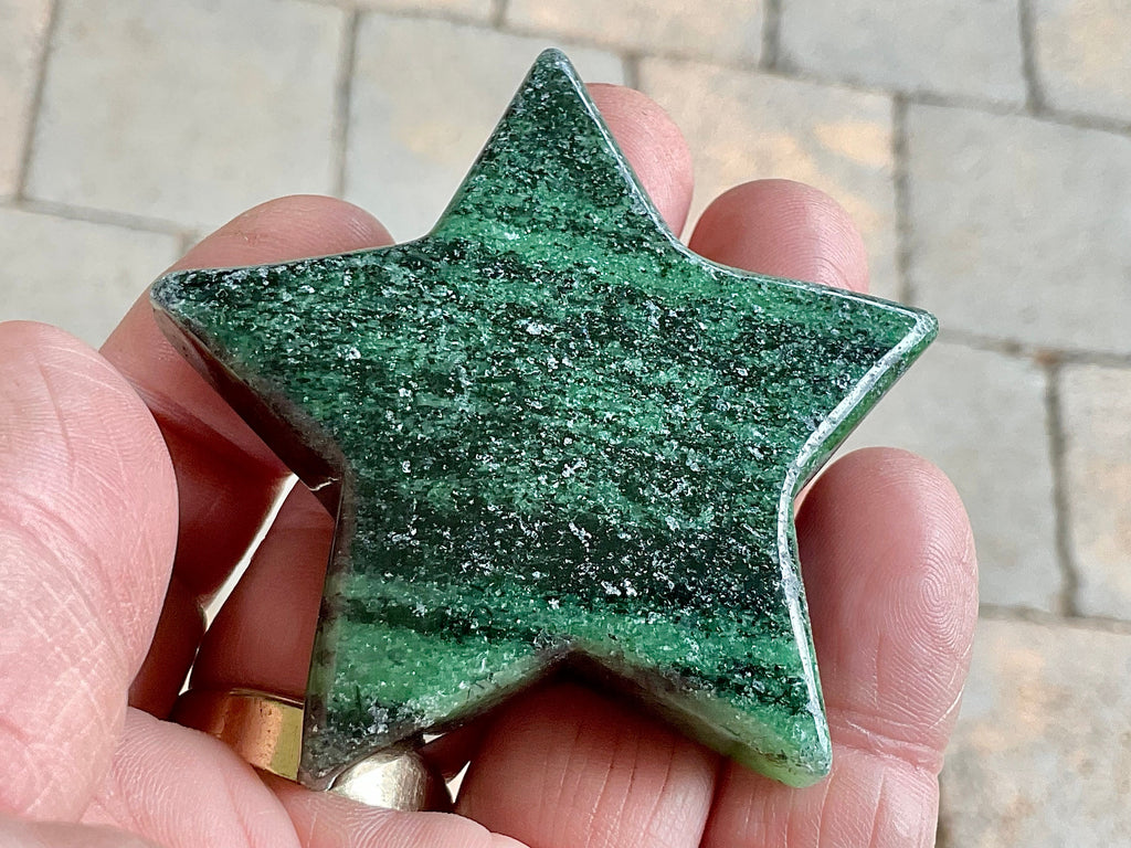 79g Ruby in Zoisite Polished Star 2B