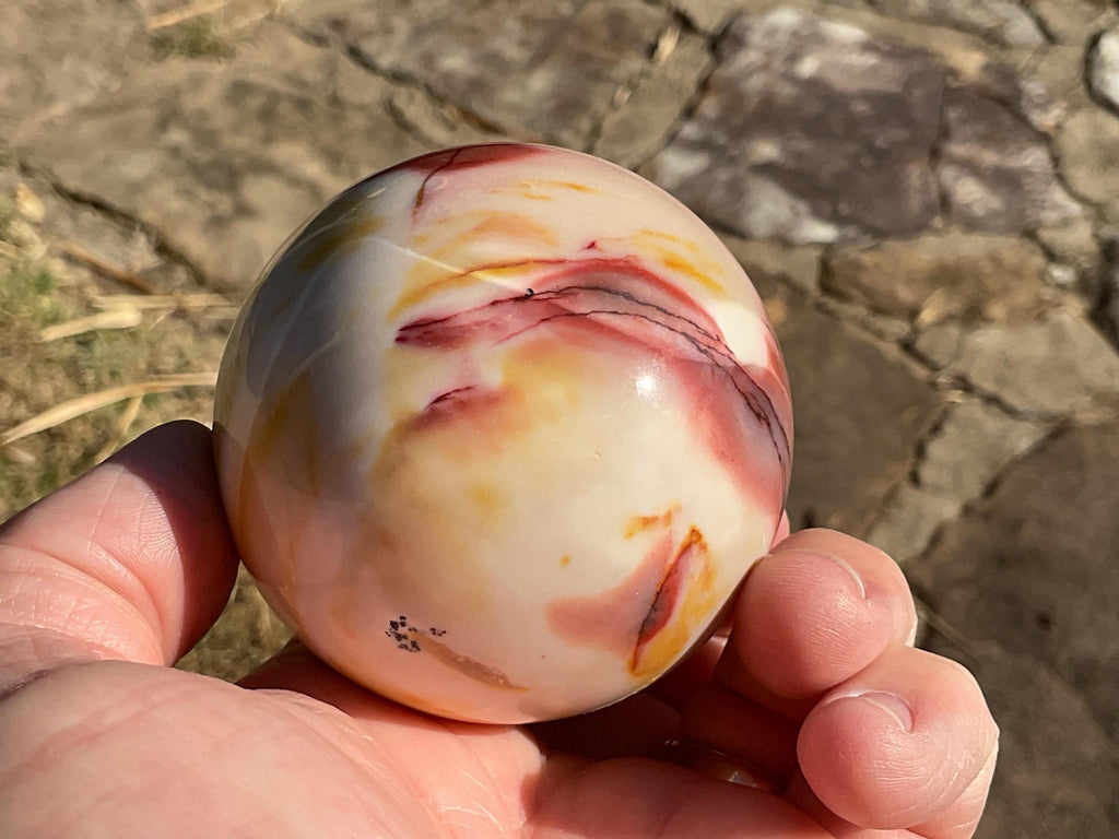 333g (5.7cm diameter) Mookaite Sphere 7C