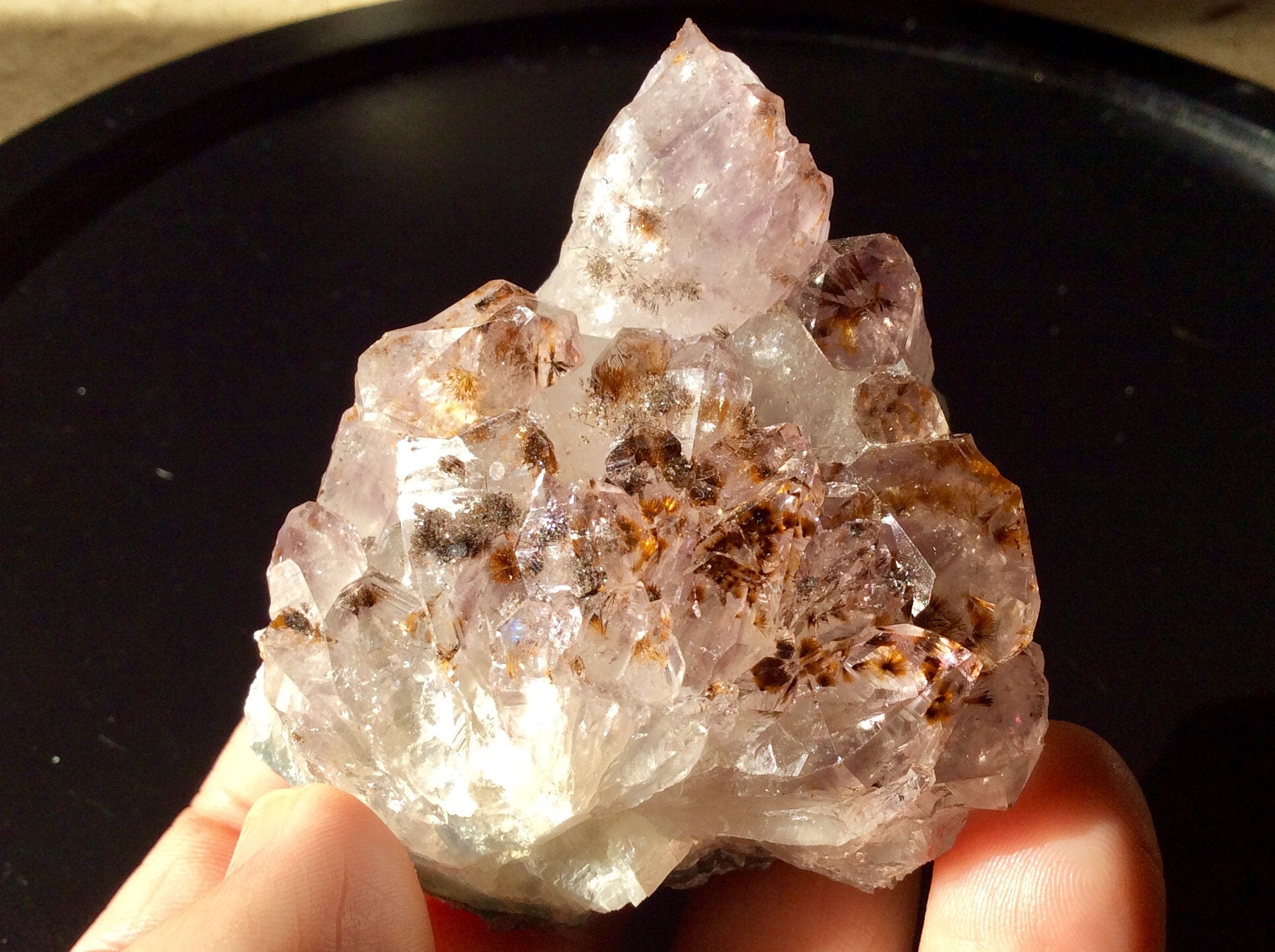 164g Light Amethyst Geode piece 2A