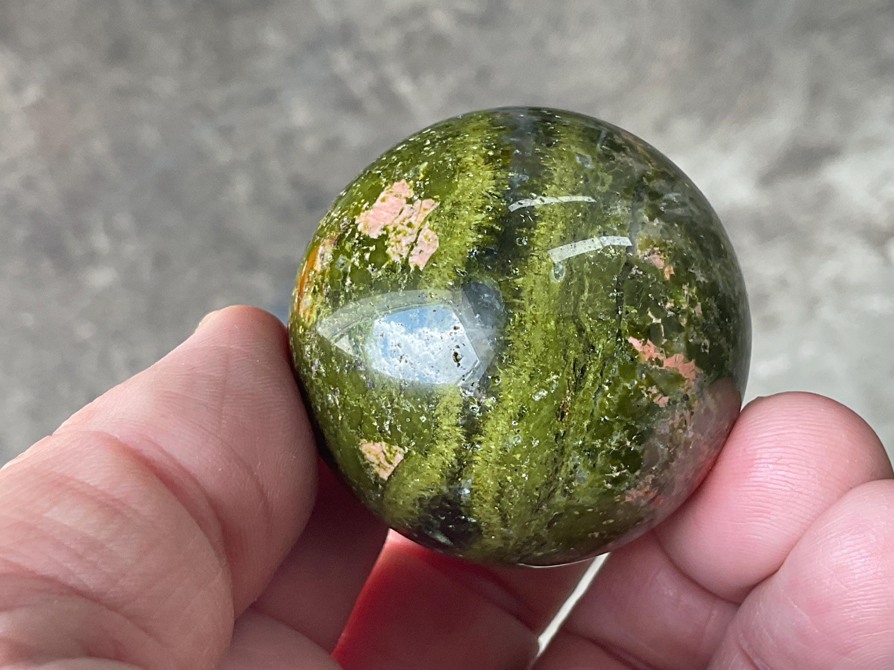 122g Unakite Sphere 3B