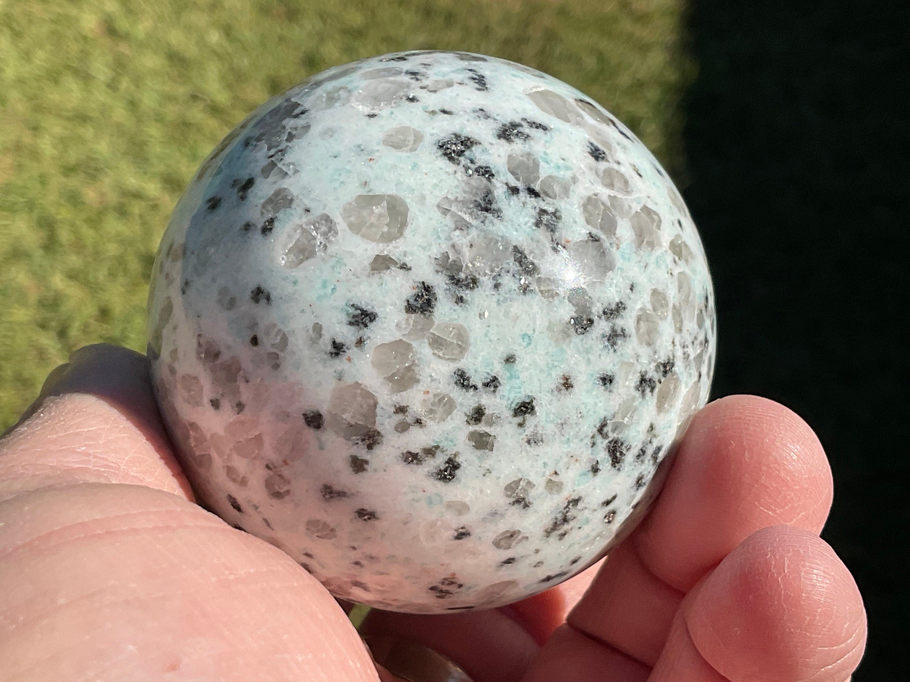 318g “Kiwi Jasper” Sphere 2B