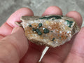 24g Botryoidal Malachite on Quartz Specimen C