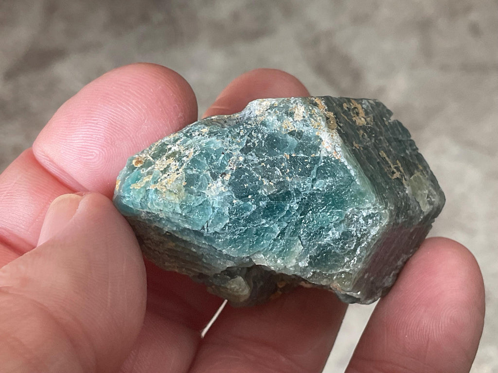 64g Natural Blue Apatite Crystal A