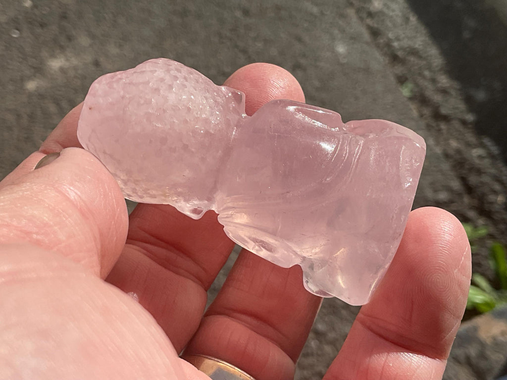 66g Rose Quartz Buddha Statue B