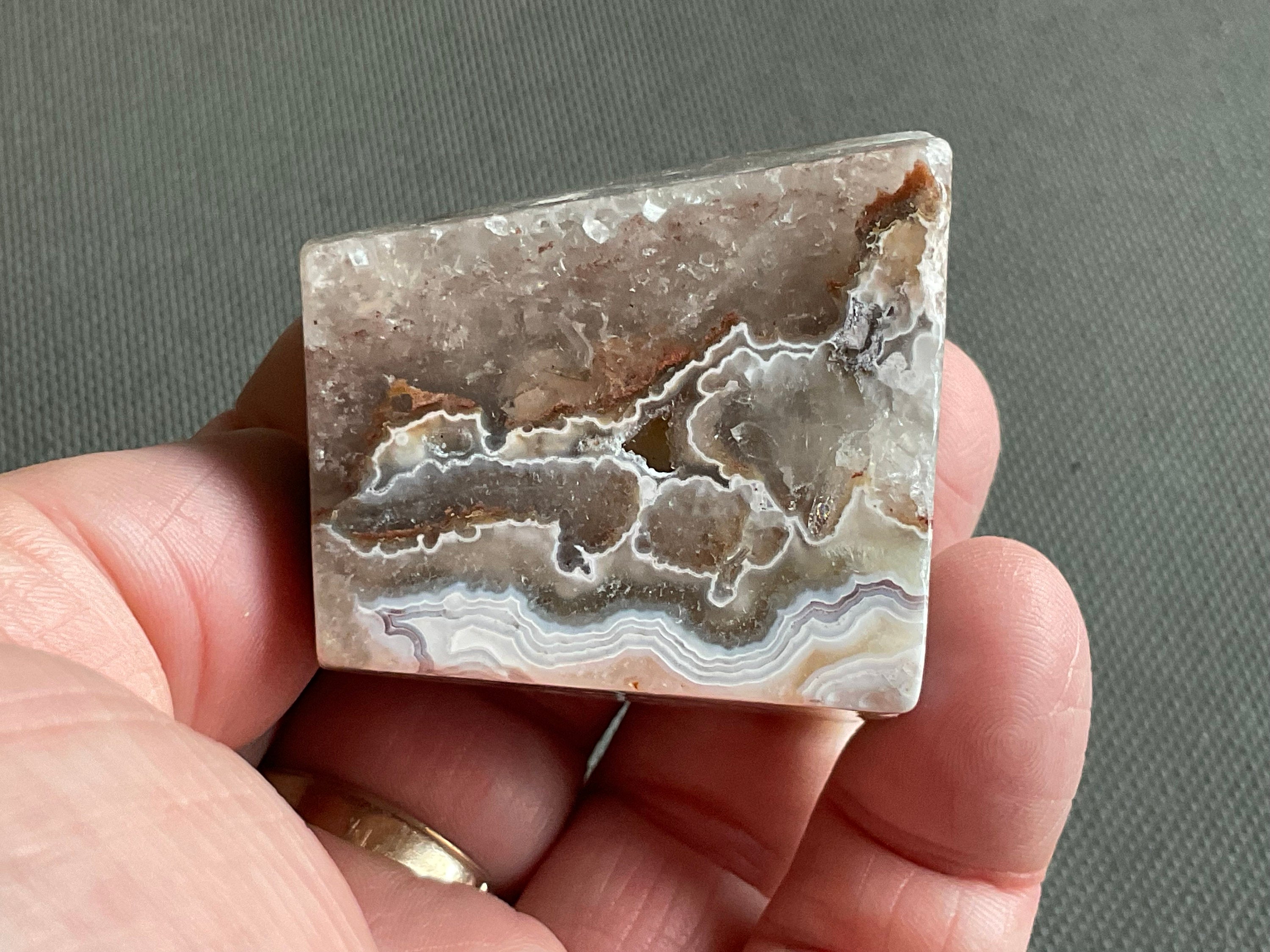 96g Mexican Crazy Lace Agate Freeform 7B