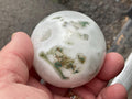 216g Moss Agate Sphere 4B