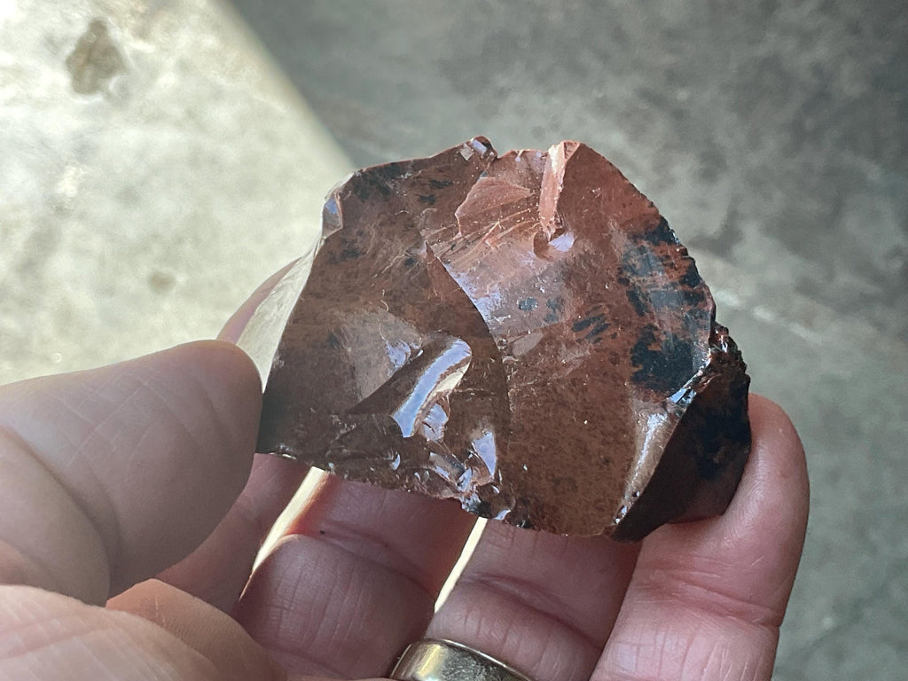 78g Mahogany Obsidian Rough Chunk 3A