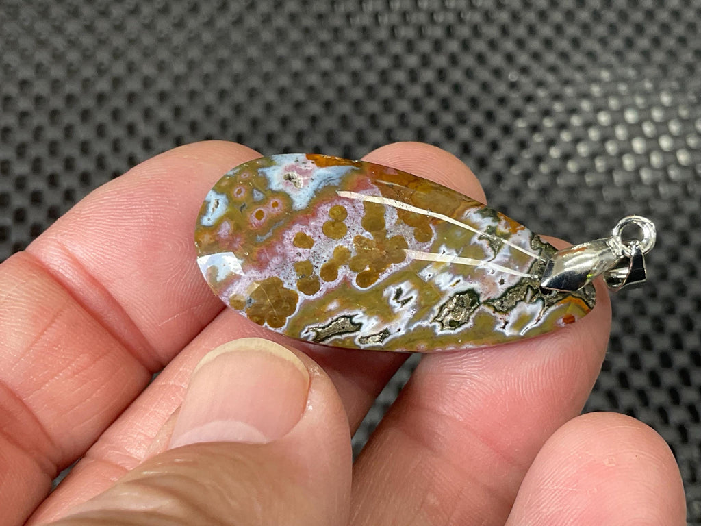 8g Ocean Jasper Pendant 2A