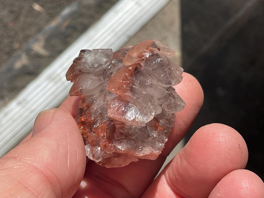 40g “Red Pagoda” Calcite Specimen from Hubei, China