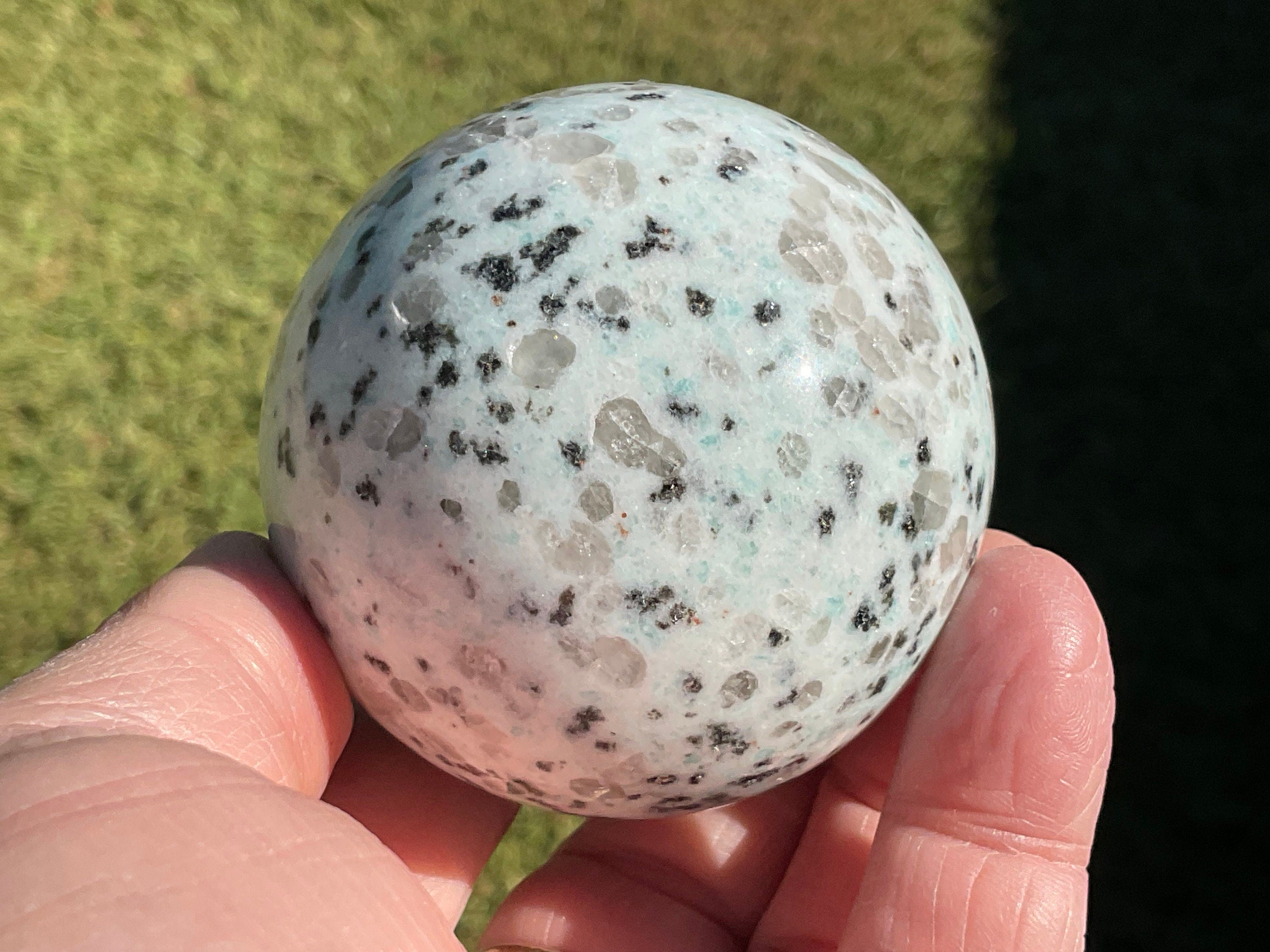 318g “Kiwi Jasper” Sphere 2B