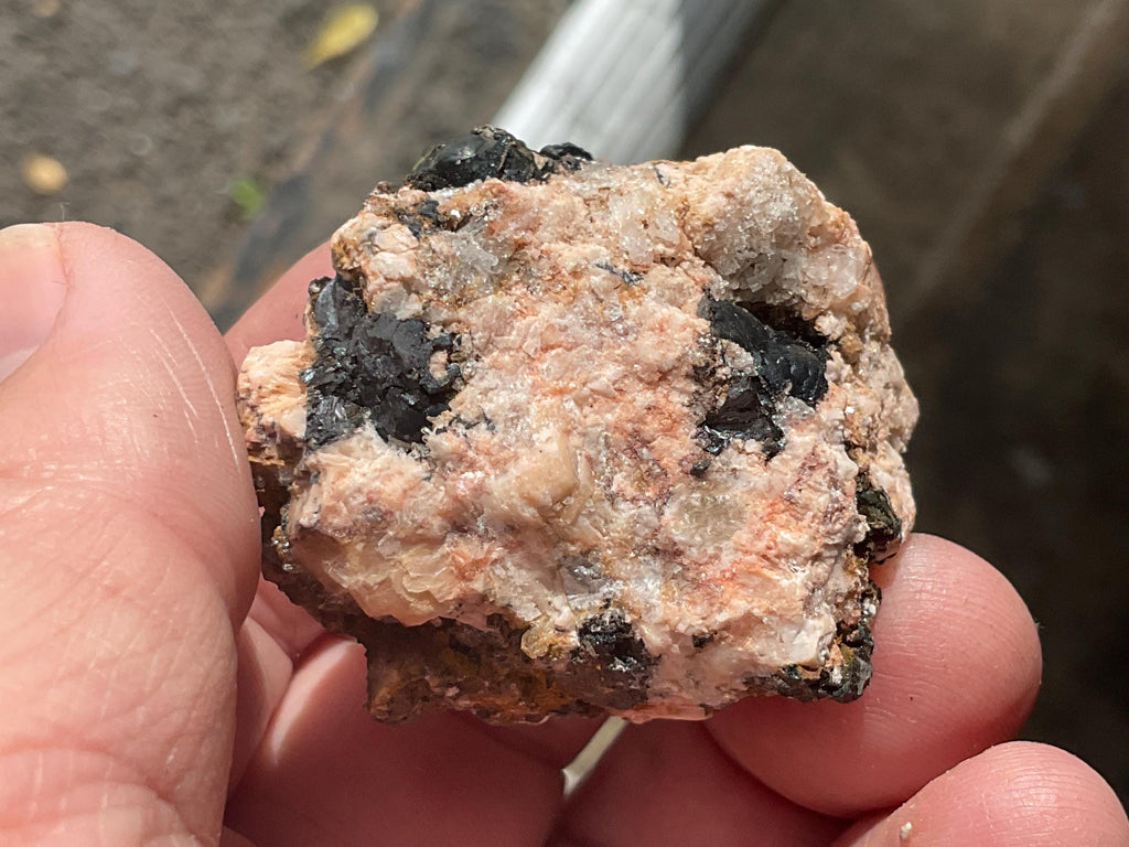 78g Baryte on Goethite with Clear Quartz Specimen from South Australia