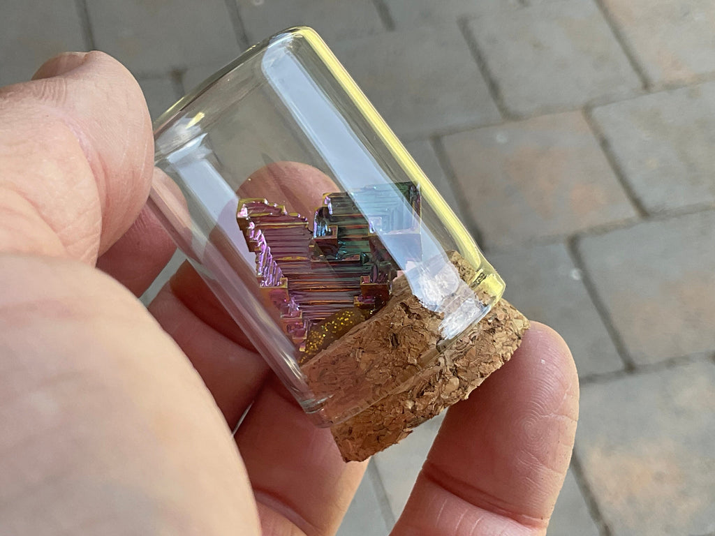 Bismuth Specimen Display Bottle 3A