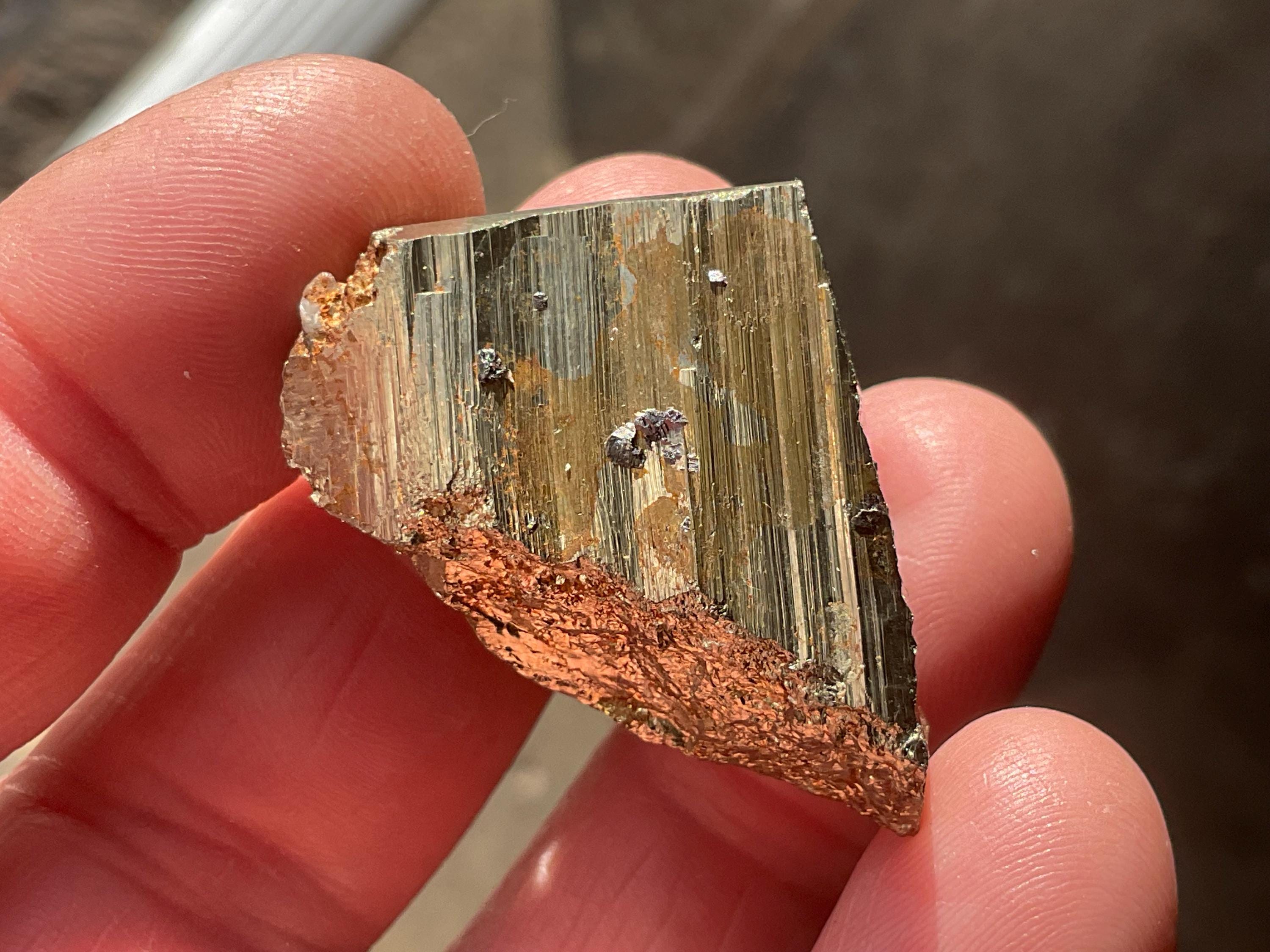 36g Natural Cubic Pyrite Specimen C from Bulgaria