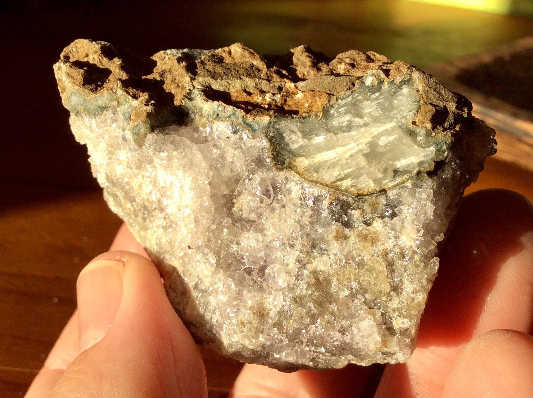 131g Natural Amethyst Geode Piece A5