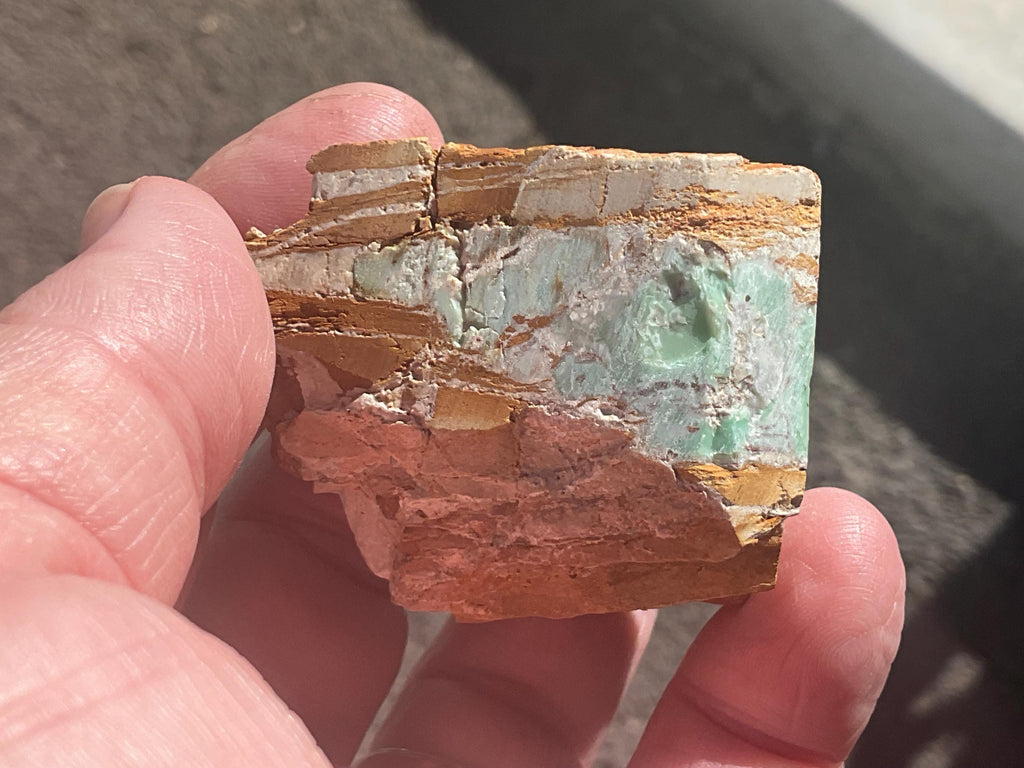 94g Sliced Western Australian Variscite Piece 1A