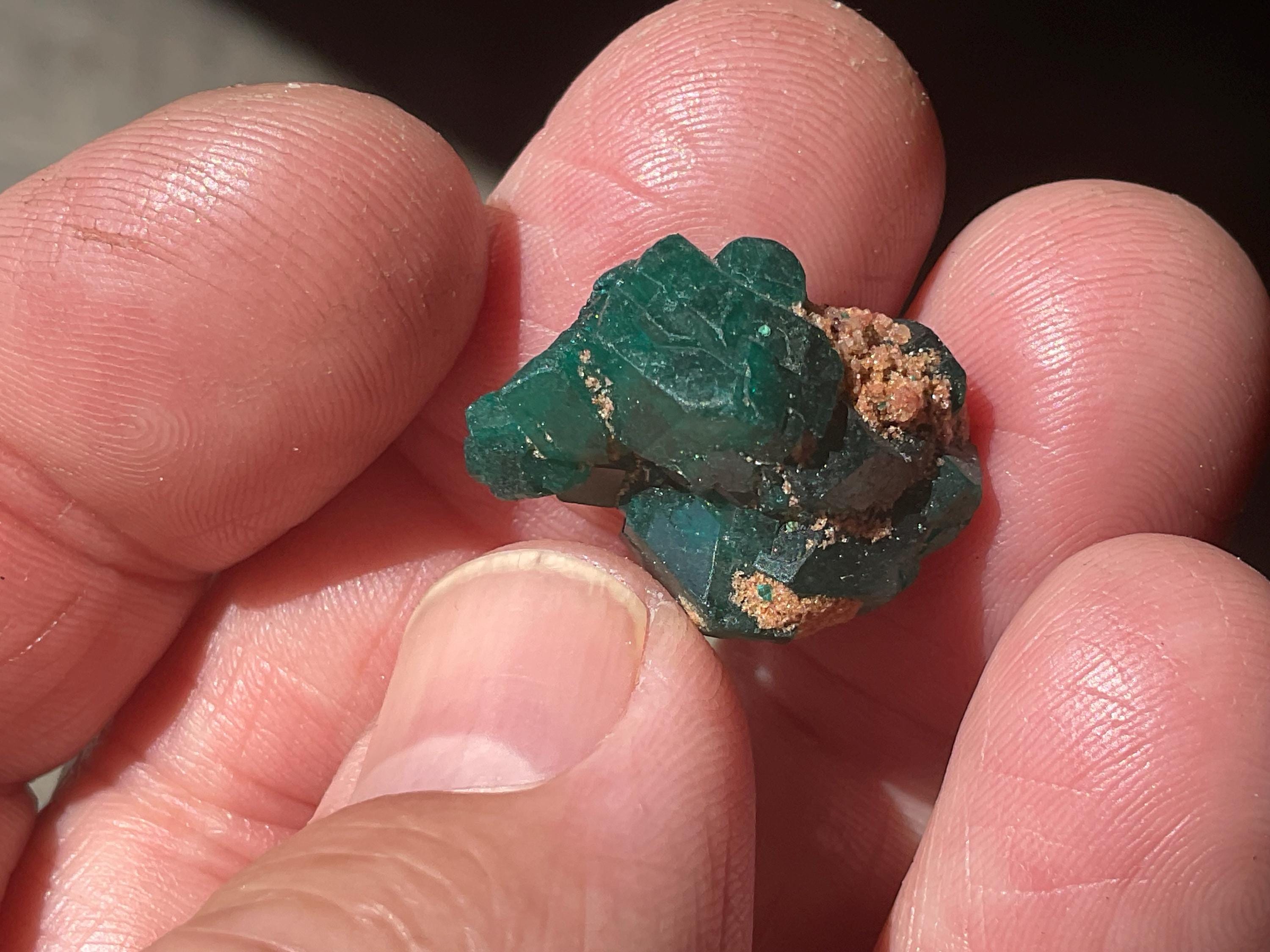 4g Congolese Dioptase Specimen 4B