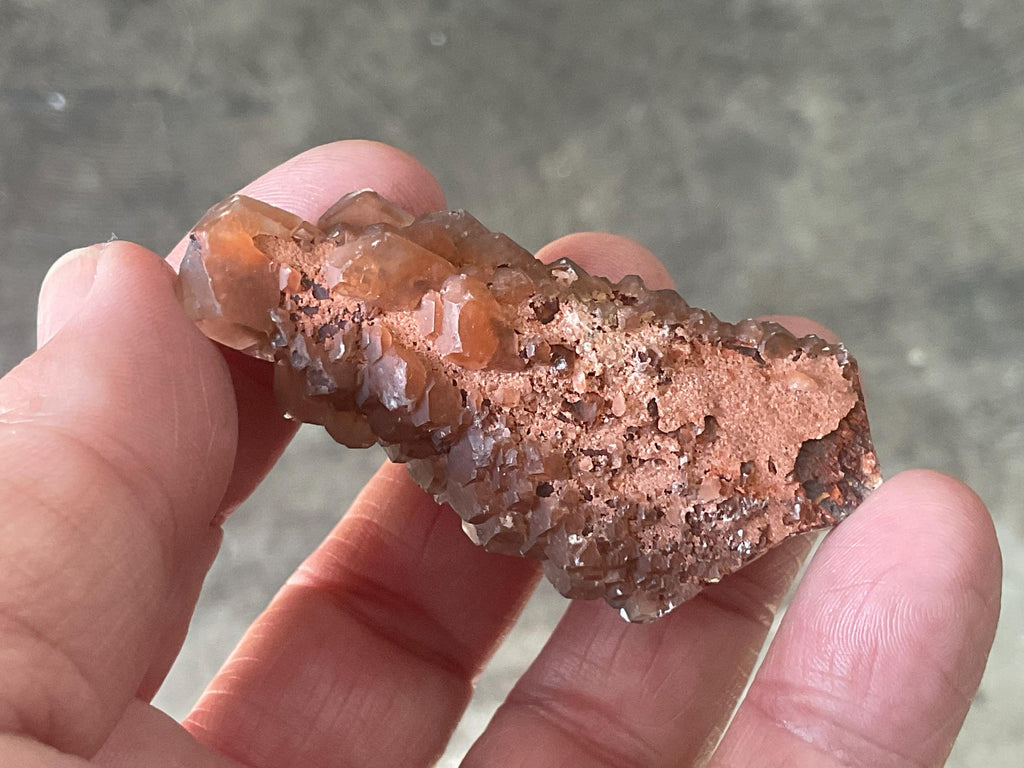 54g “Red Pagoda” Calcite Specimen 7A from Hubei, China