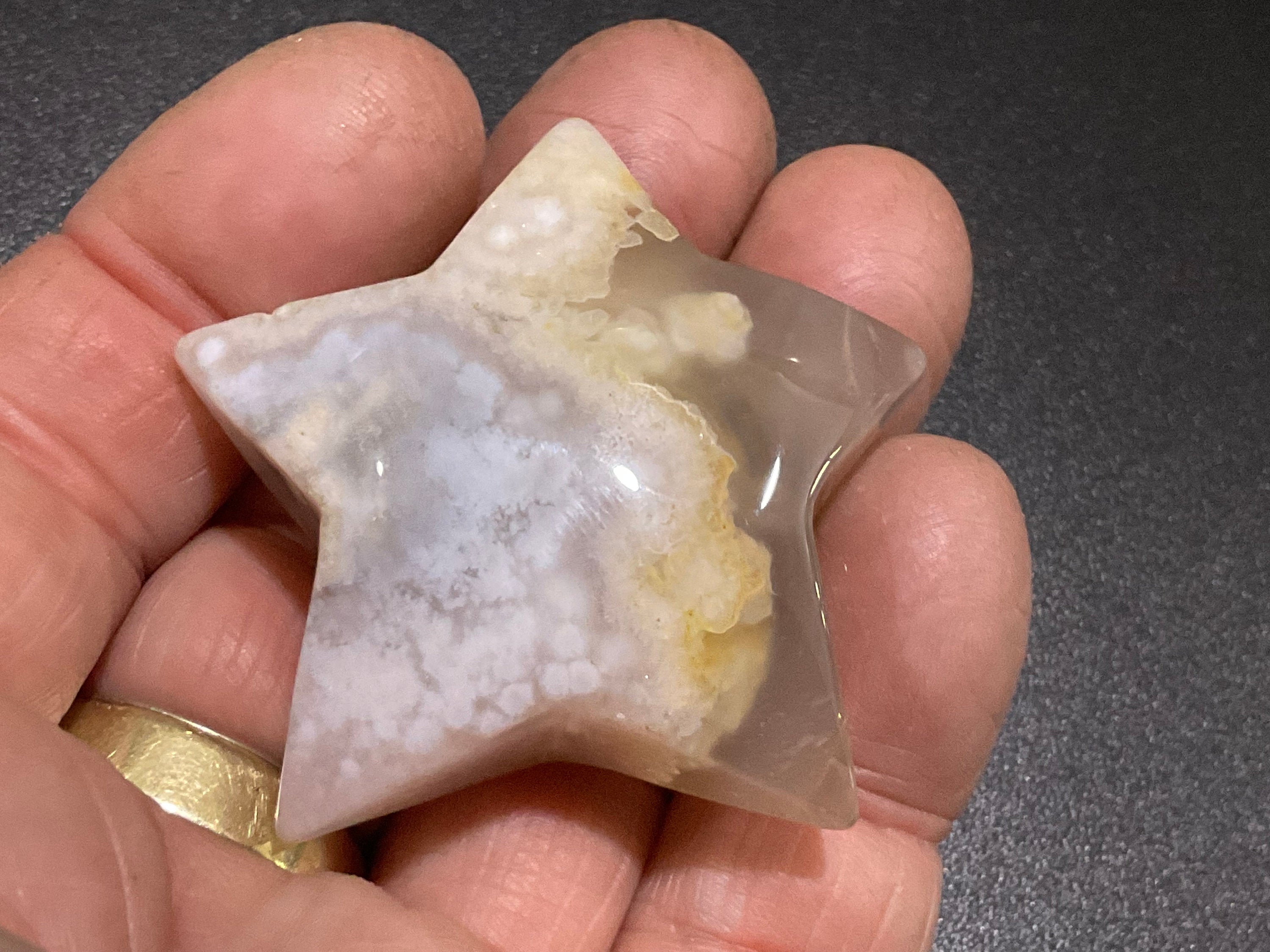 42g Flower Agate Star 4A
