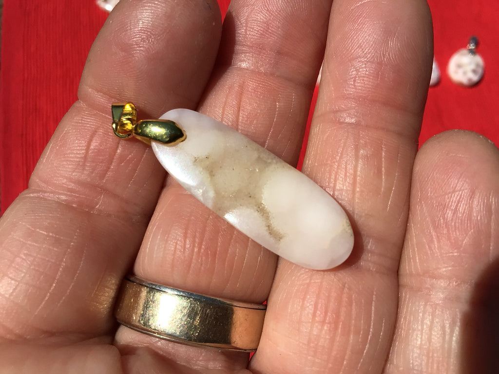 Indonesian Natrolite Pendant 1B