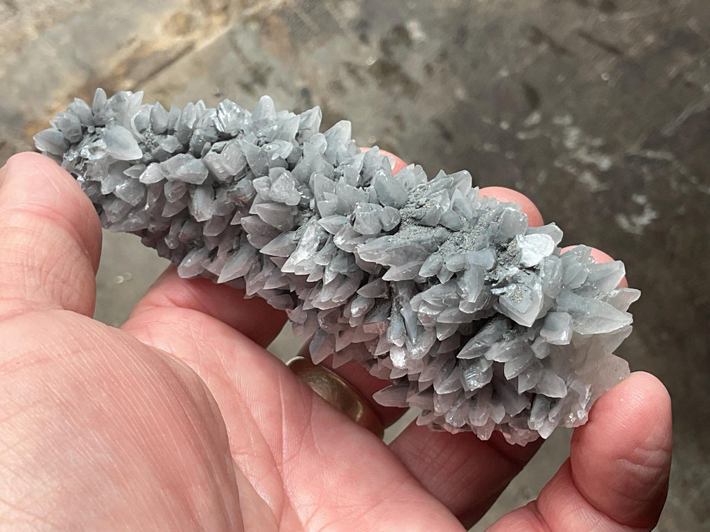 170g “Black Phantom Calcite” Specimen 2A from Hubei, China
