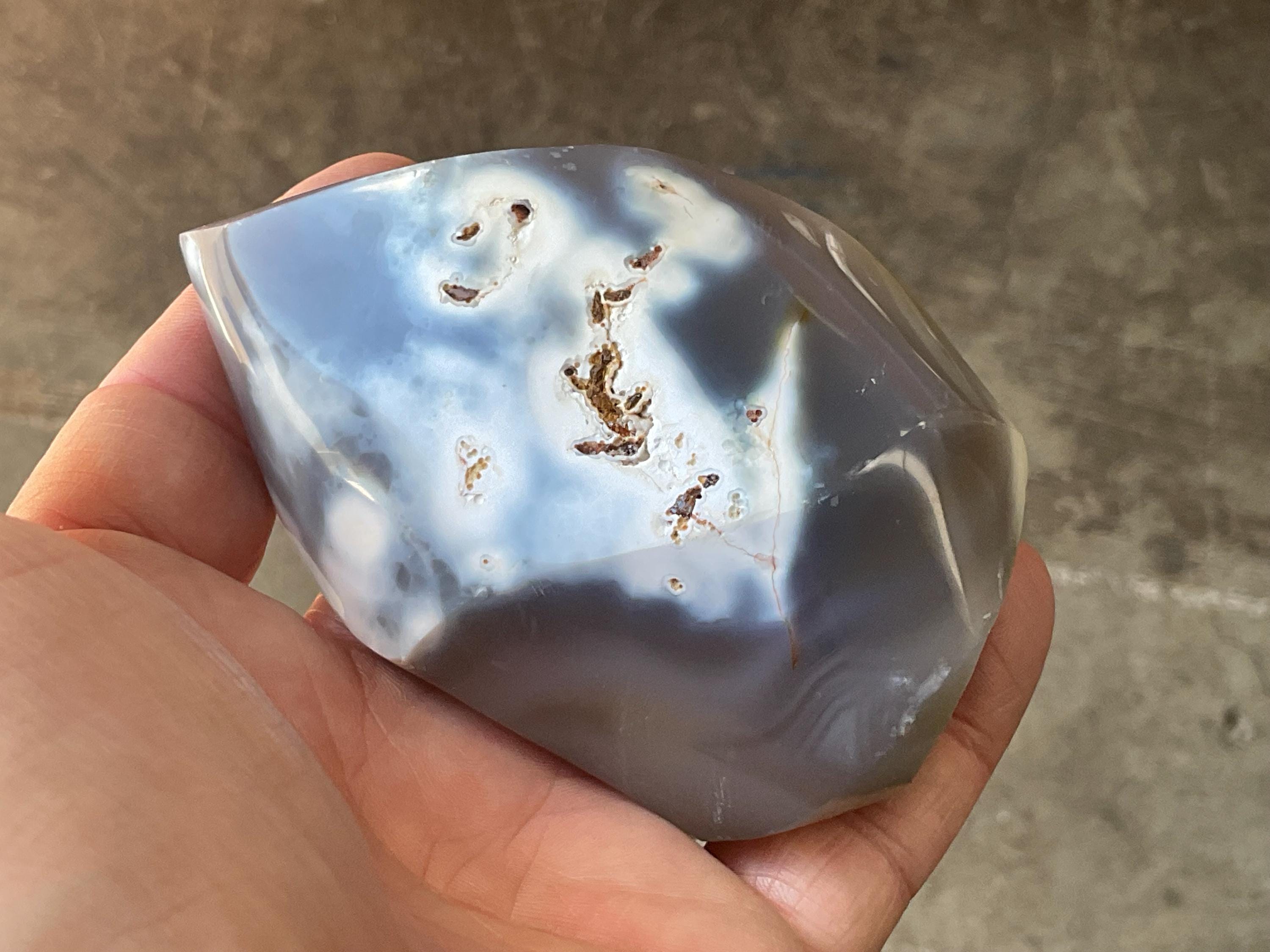 260g Orca Agate Flame A