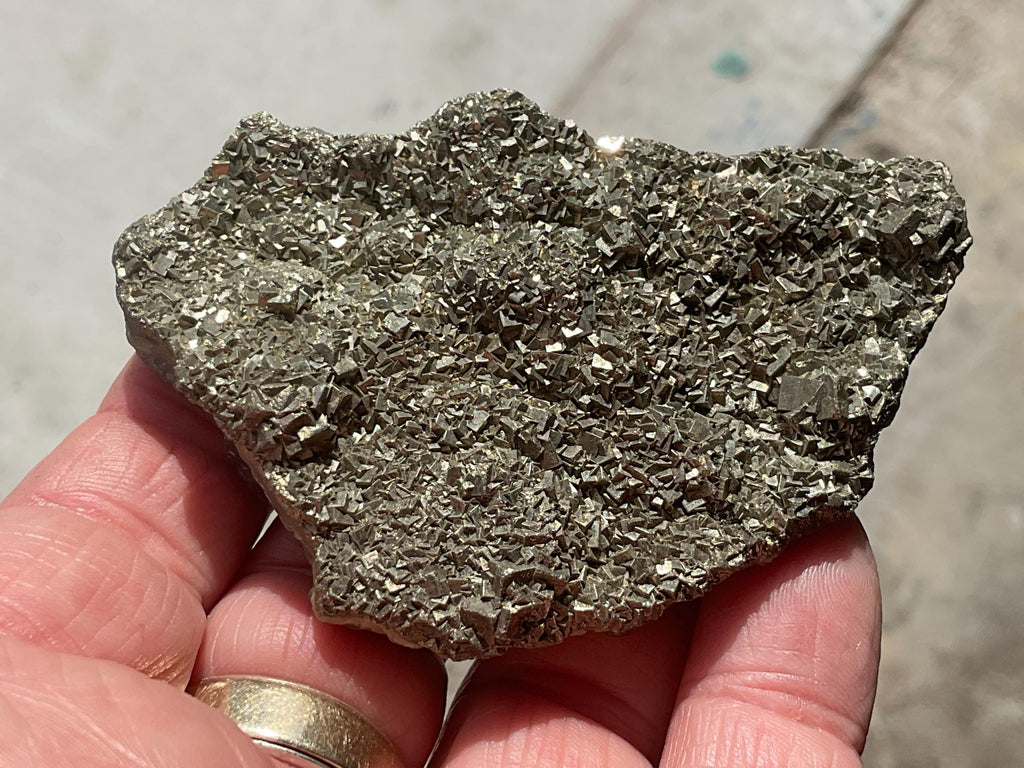 96g Pyrite Encrusted Fluorite Specimen C