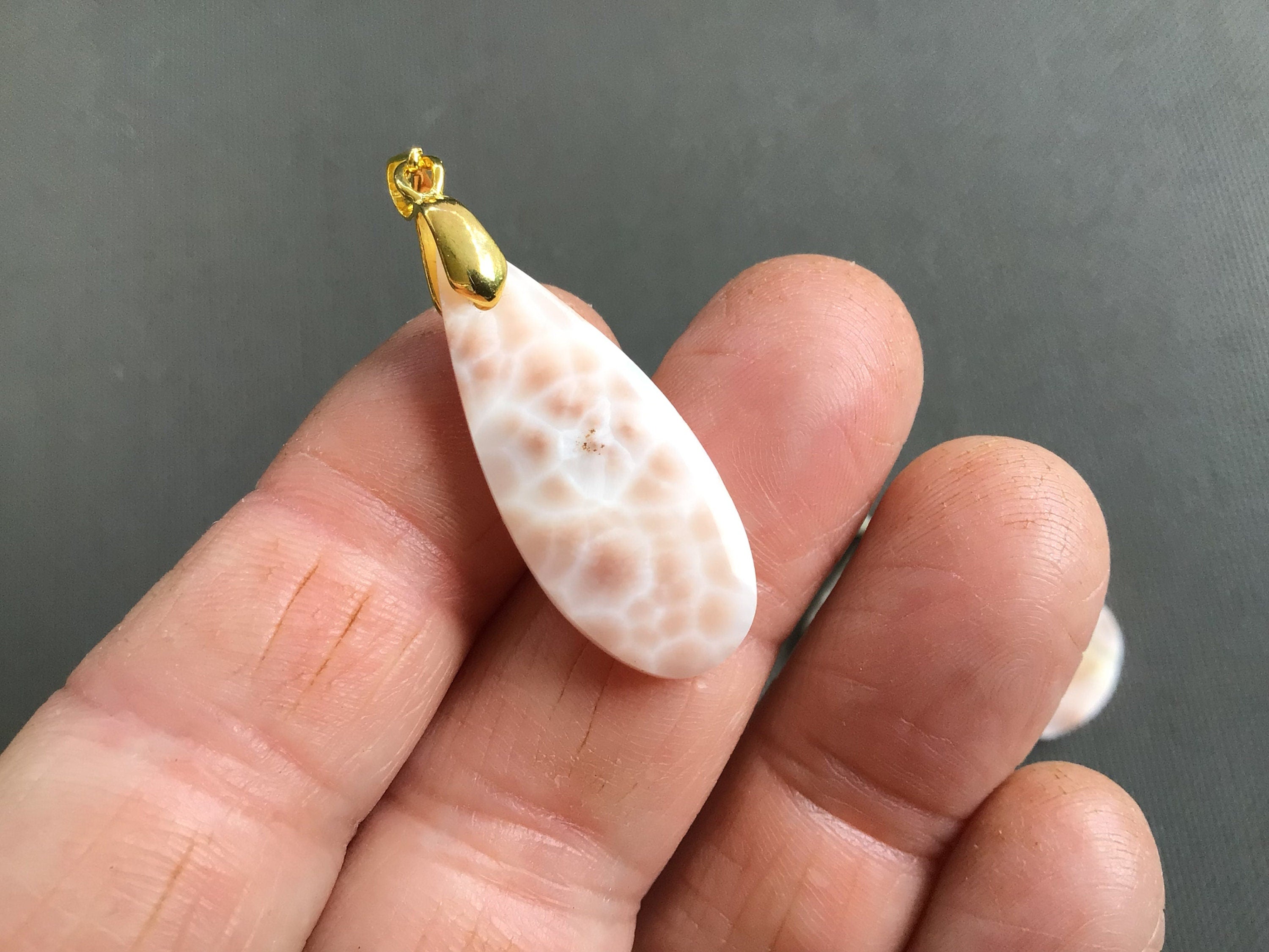 Indonesian Natrolite Pendant 1C