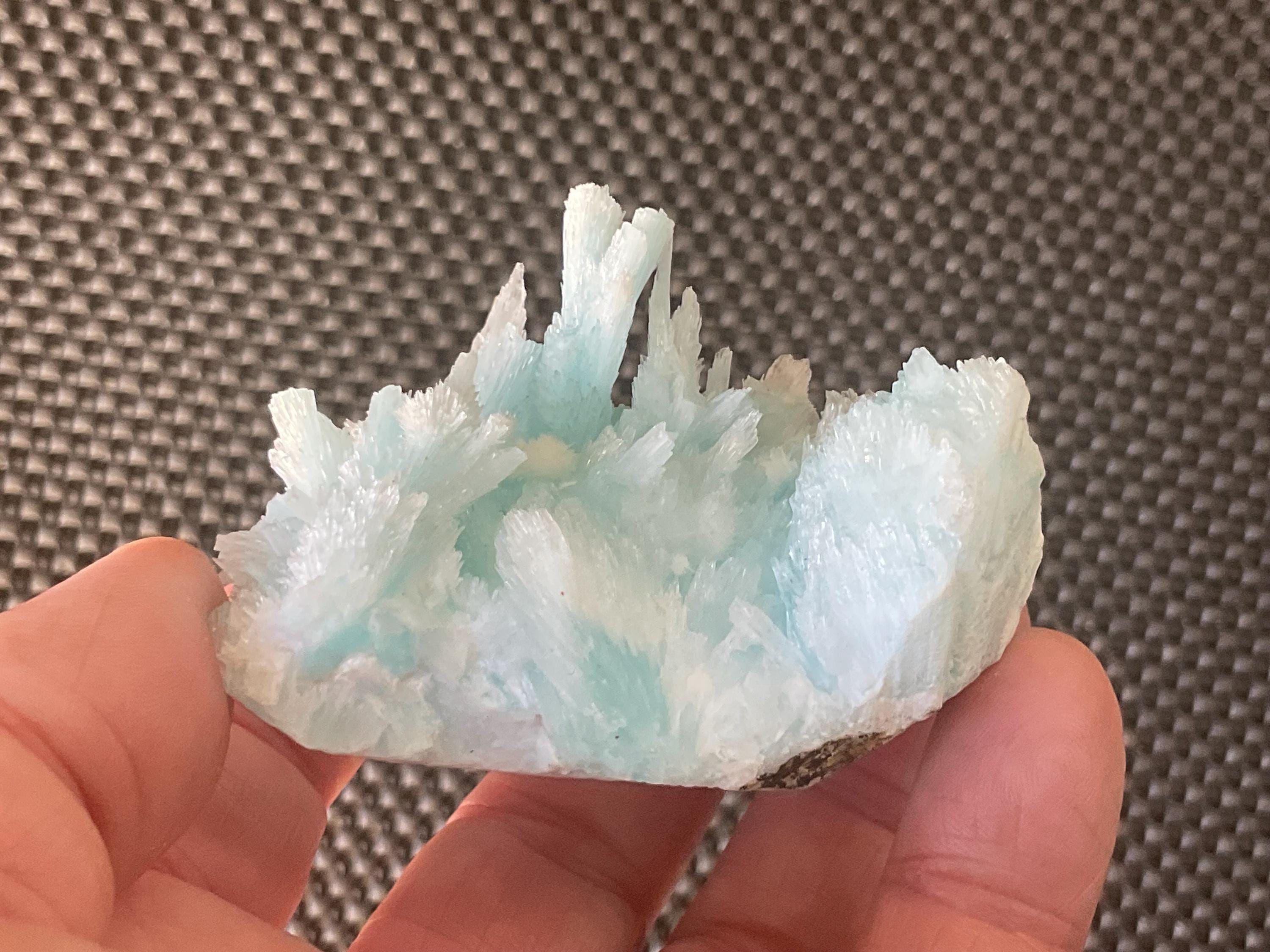 Rare ** 120g Blue Aragonite Specimen C from Yunnan, China