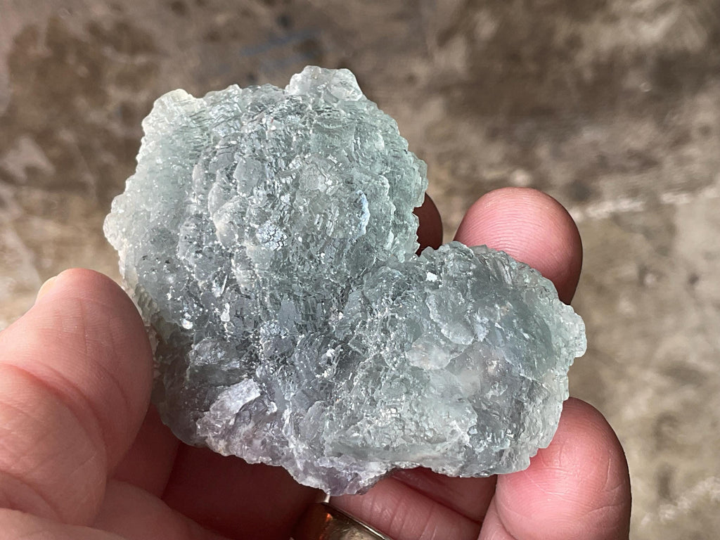 114g Botryoidal Pastel Fluorite Specimen 3A from Henan, China