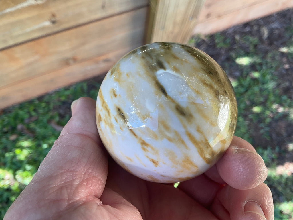 211g Mookaite Jasper Sphere 1B