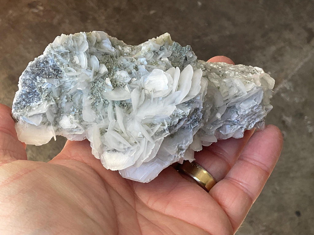 288g Highly UV Reactive “Angel Wing” Calcite Specimen 2C from Hunan, China