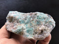 300g Amazonite Rough Chunk with Red Hematite Staining 1A