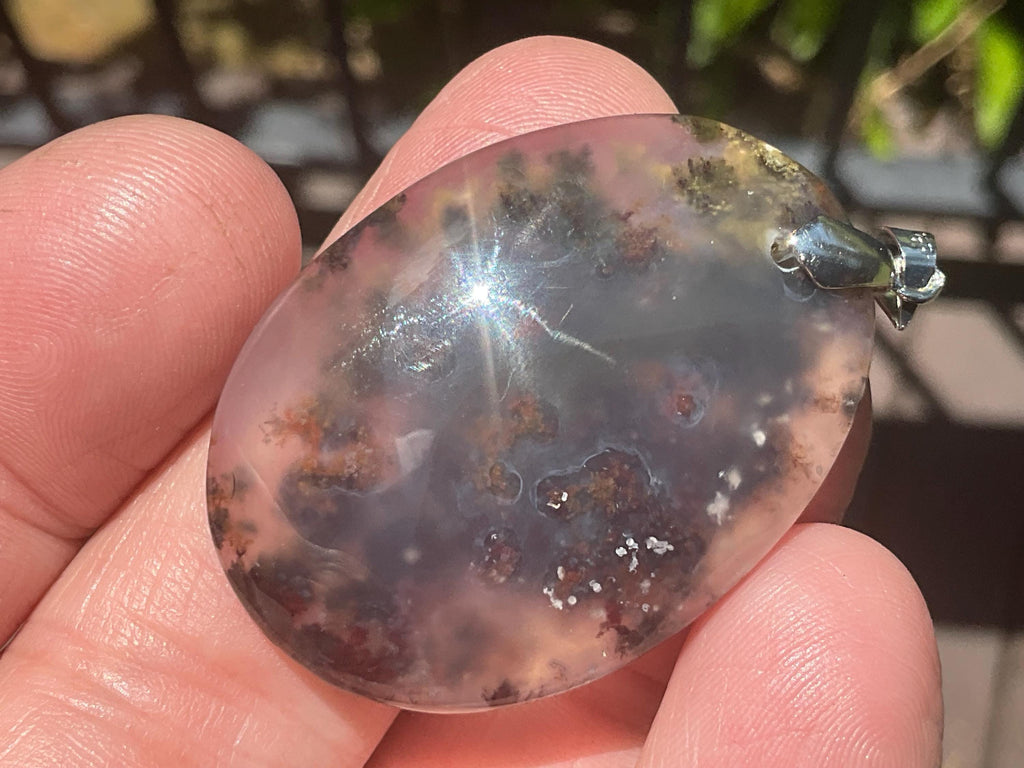 12g Moss Agate Pendant 5B