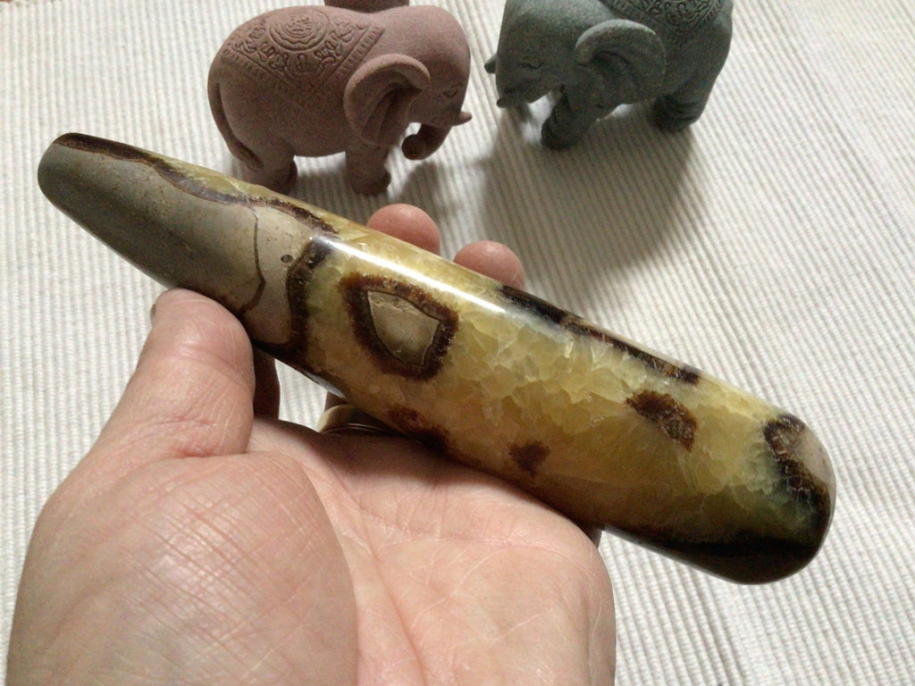 389g Madagascan Septarian Large Massage Wand C
