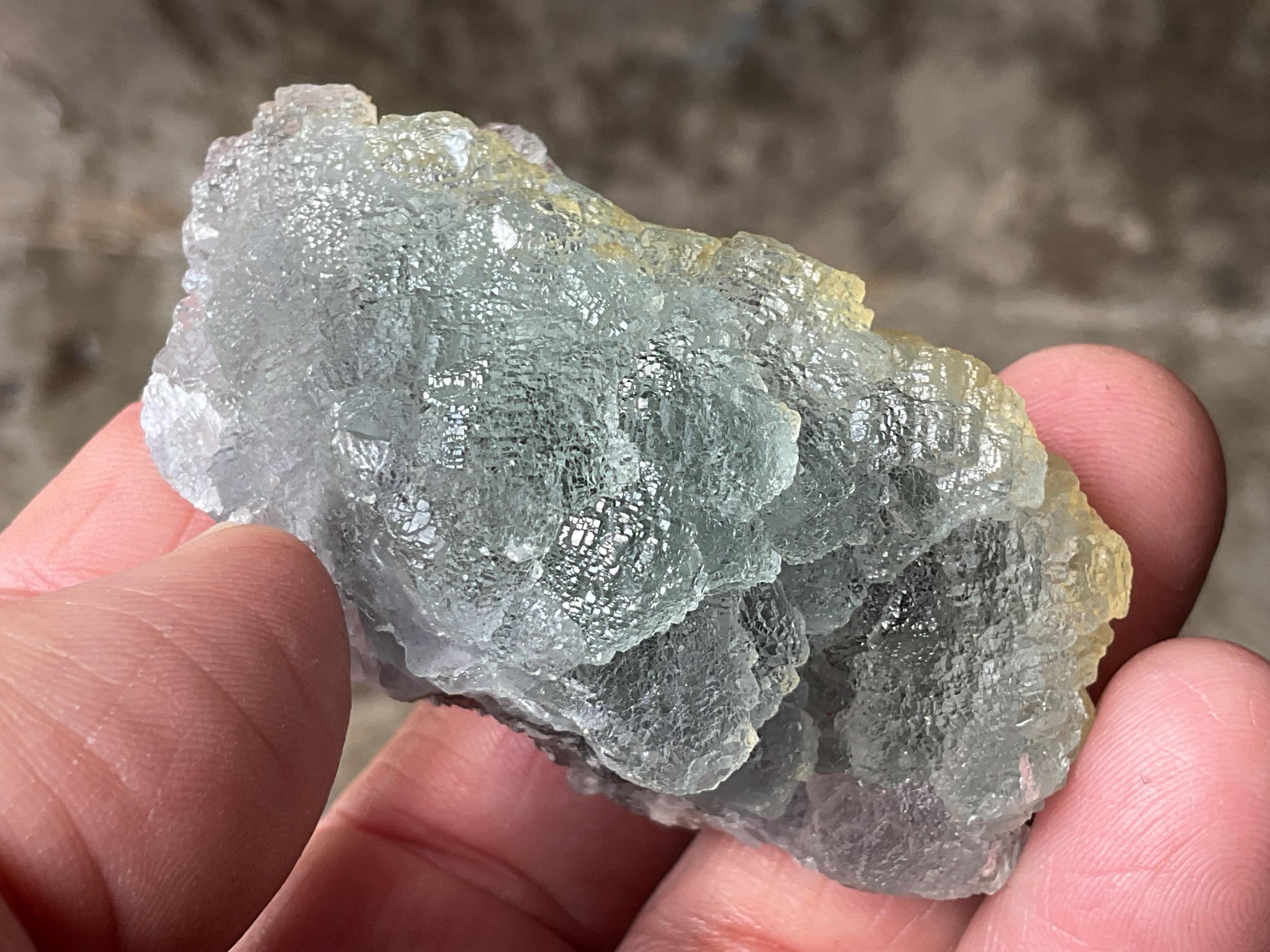 82g Botryoidal Pastel Fluorite Specimen 2A from Henan, China