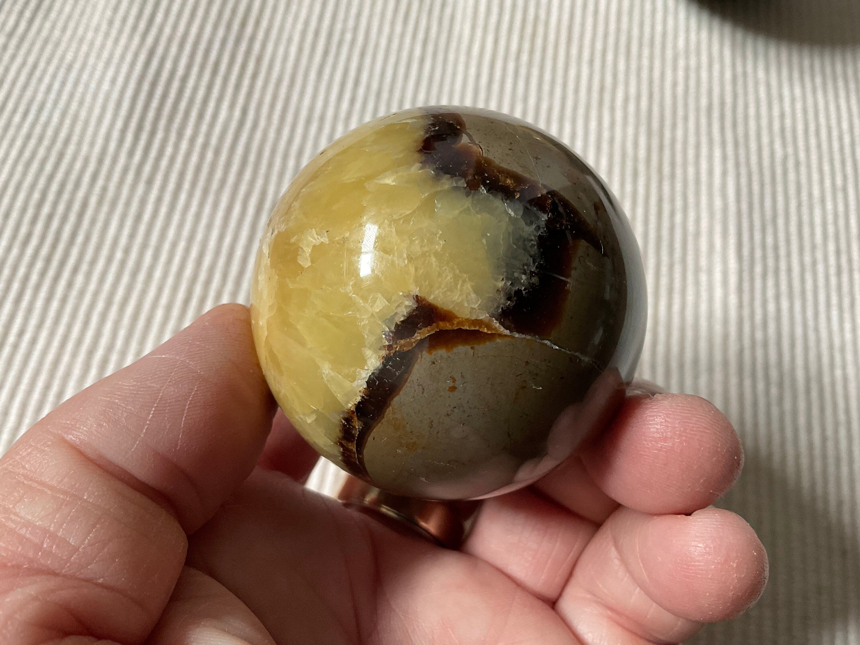200g Madagascan Septarian Sphere 4D
