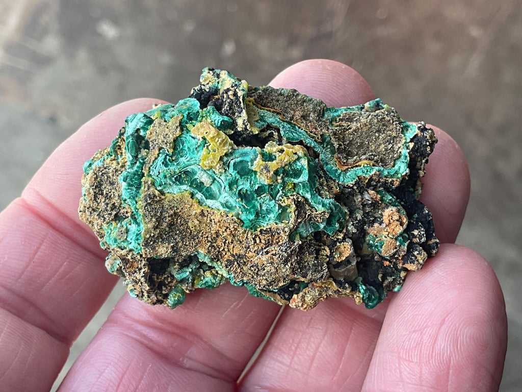 32g Australian Malachite Cerussite and Pyromorphite Specimen 6A