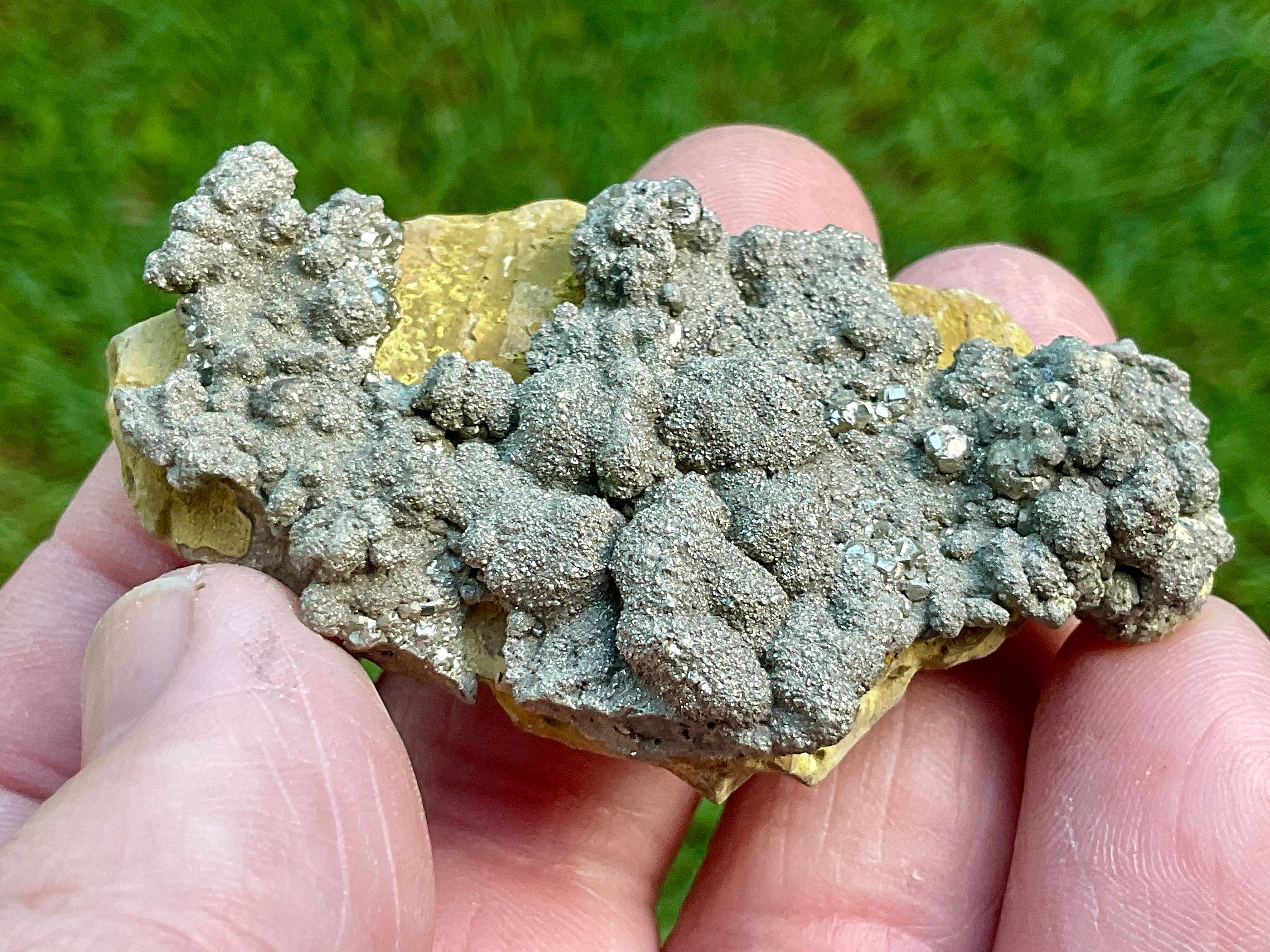 50g Pyrite on Limonite Specimen 1C