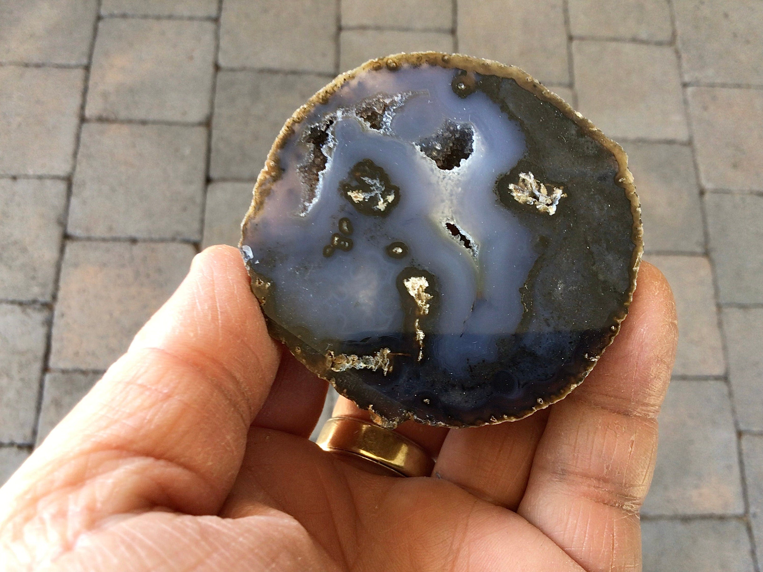 347g Polished Agate Friendship Pair 11A