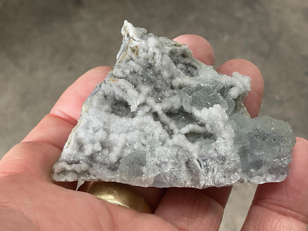 86g Fluorite on Sphalerite Specimen from Fujian, China