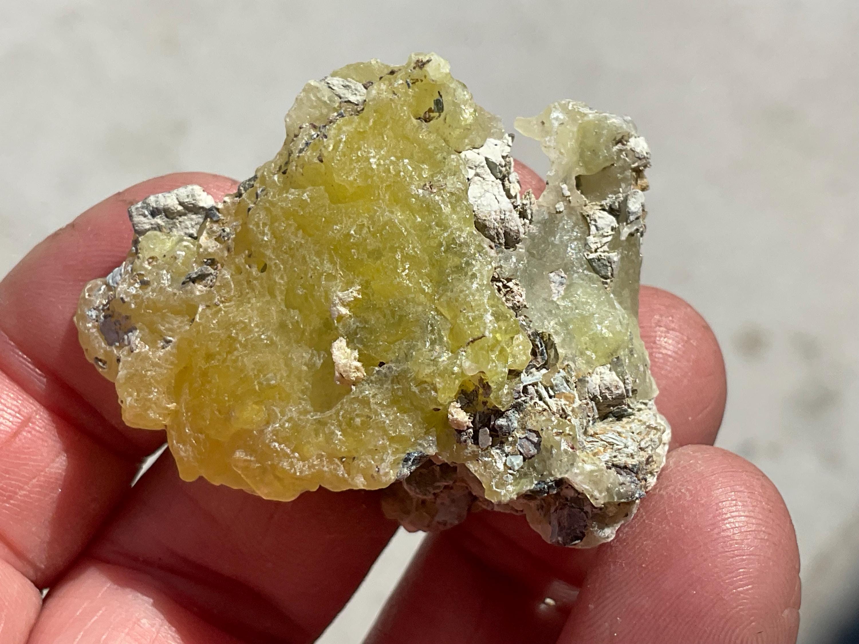20g Pakistan Yellow Brucite Specimen 6C