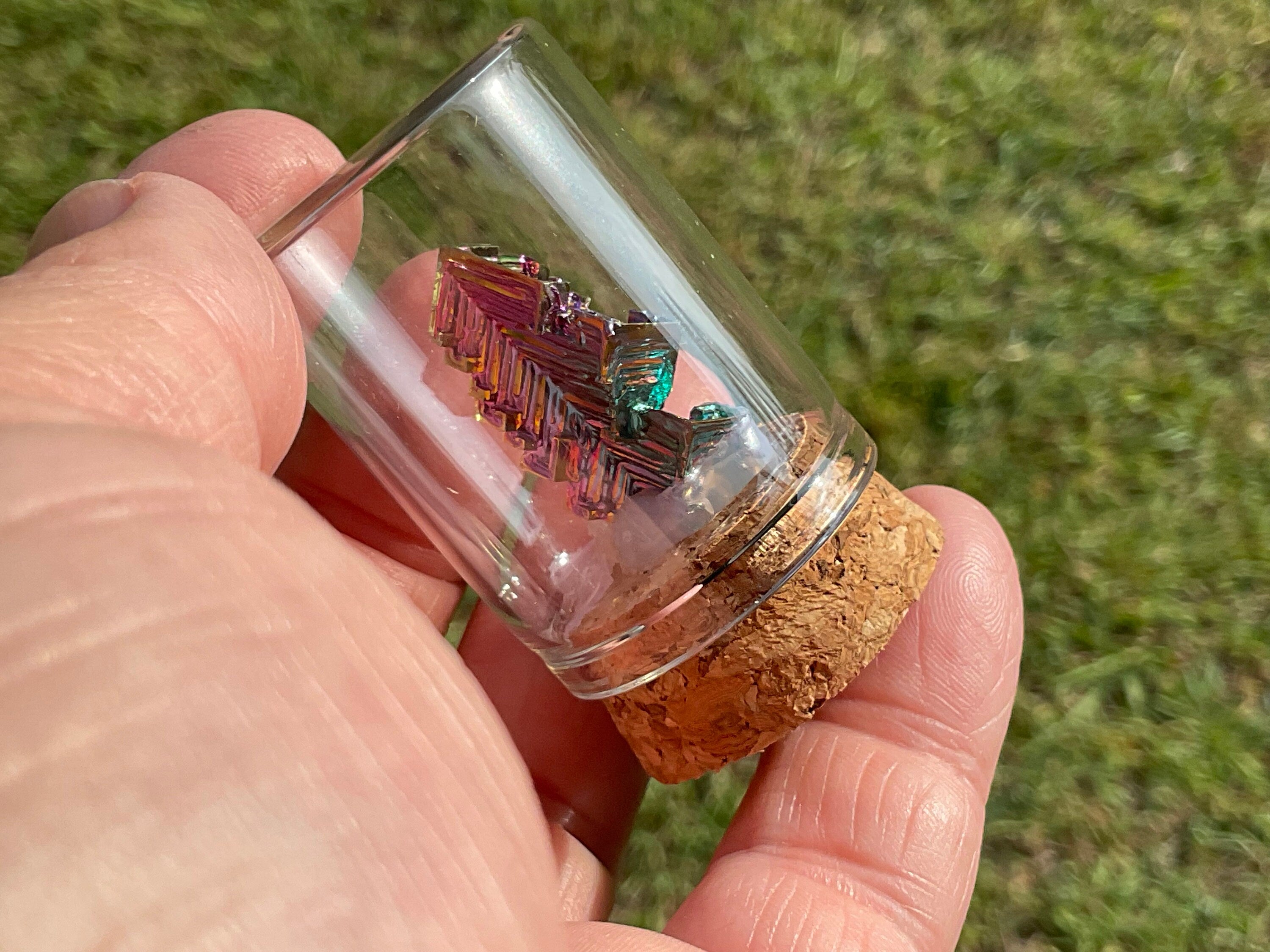 Bismuth Specimen Display Bottle 5B