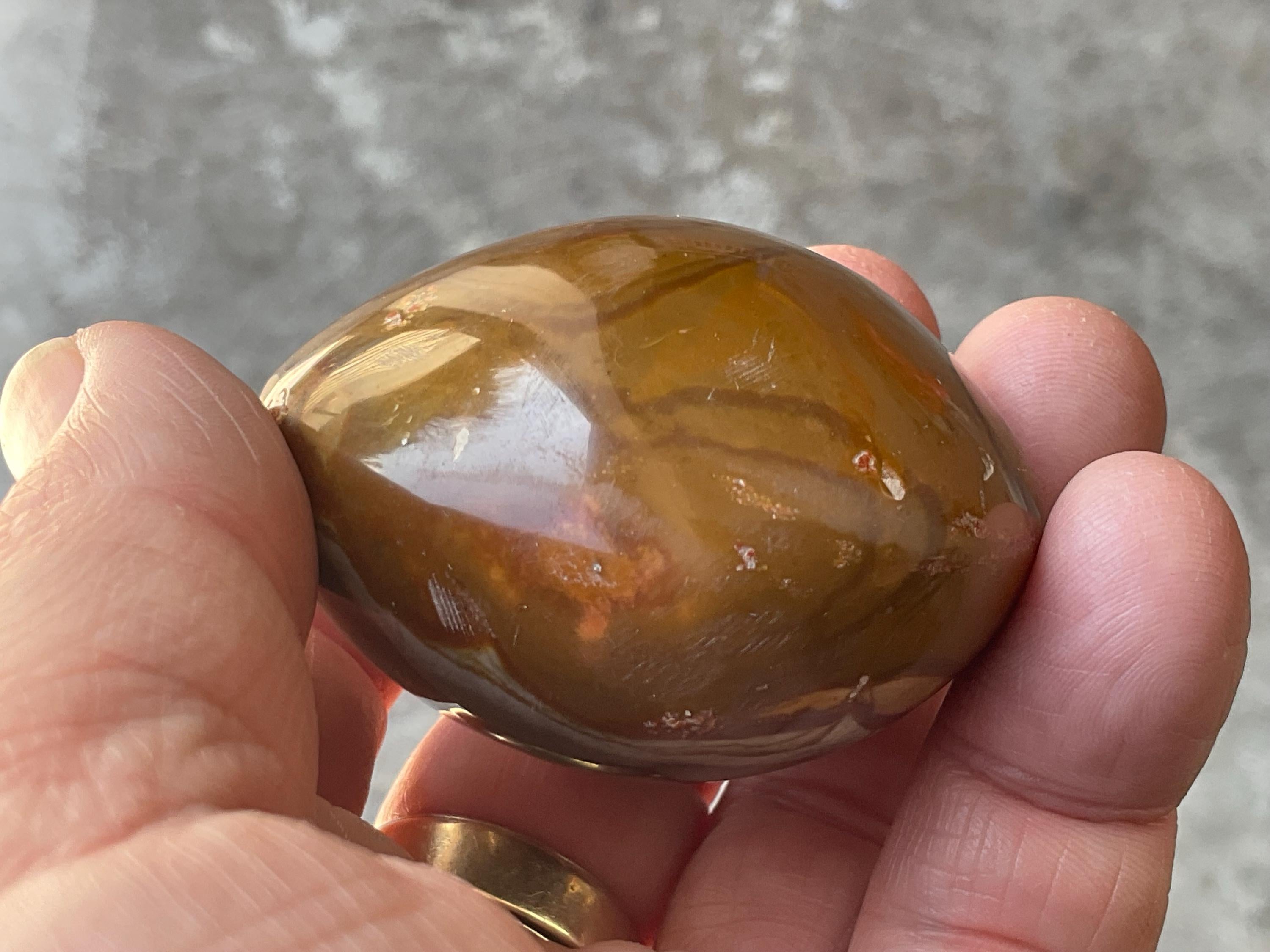 128g Polychrome Jasper Palmstone 26A